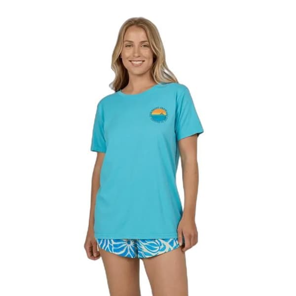 T-shirt dam Salty Crew Sunset B.T