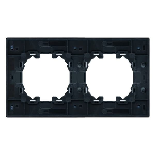 Aluminiumram för 2 moduler - FL Grå - Ledme - FL-49-G