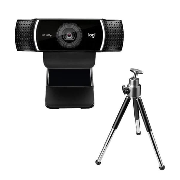 Webbkamera - Full HD 1080p - Logitech G - C922 Pro - Inbyggd mikrofon - Stream