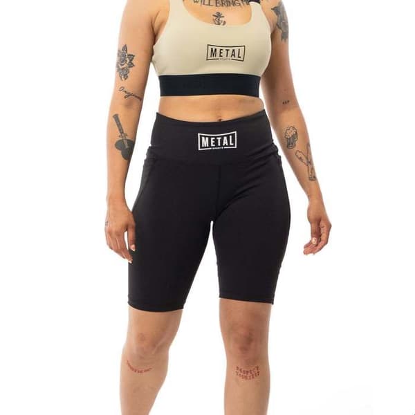 Kvinnors kompressionsshorts Metal Boxe