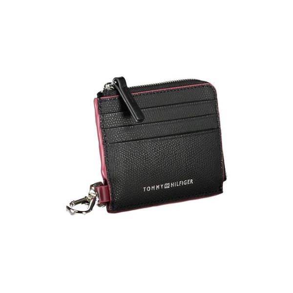 Chic läderkortfodral från Tommy Hilfiger med karbinhake