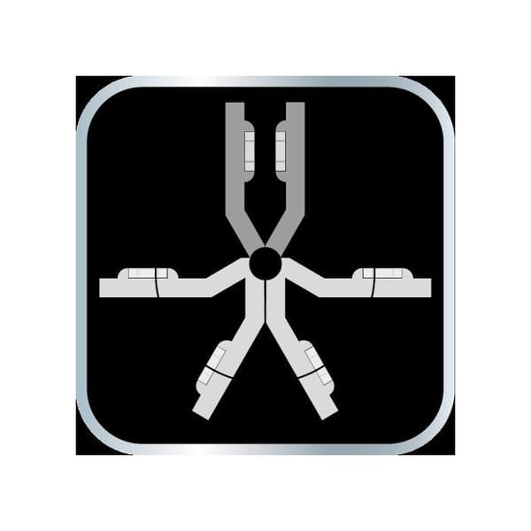 Vattenpass - NEO - 71-003 - Mobil - 3 flaskor - Magnetisk - Plast