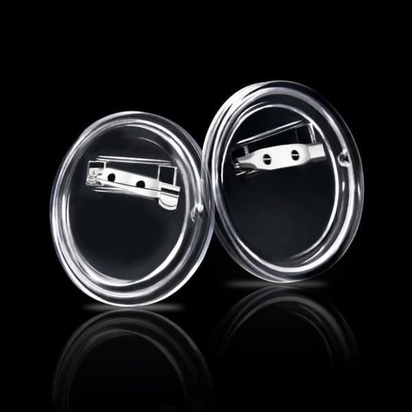 vidaXL Knappnålskit med 100 set Akrilik 37 mm