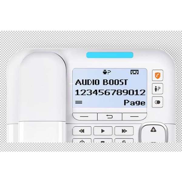 Fast telefon - Alcatel - XL785 Combo - Vit - 2 handsets - Trådlös