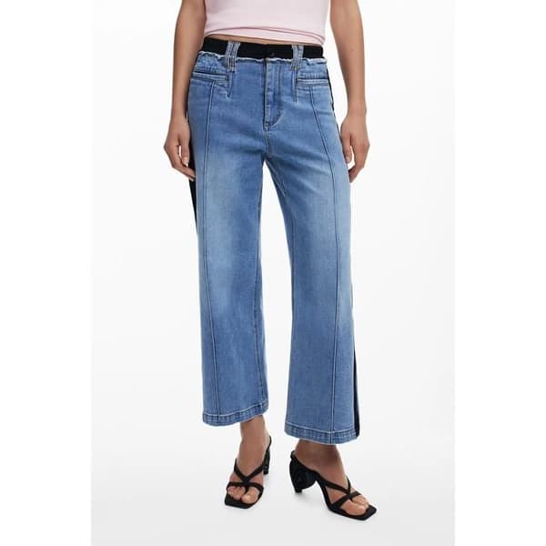 Desigual Lucreccia jeans för kvinnor - blå