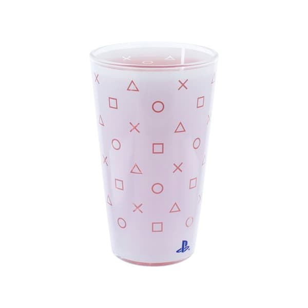 Glas - Playstation - PS5 - Rosa - Vit - Platt glas