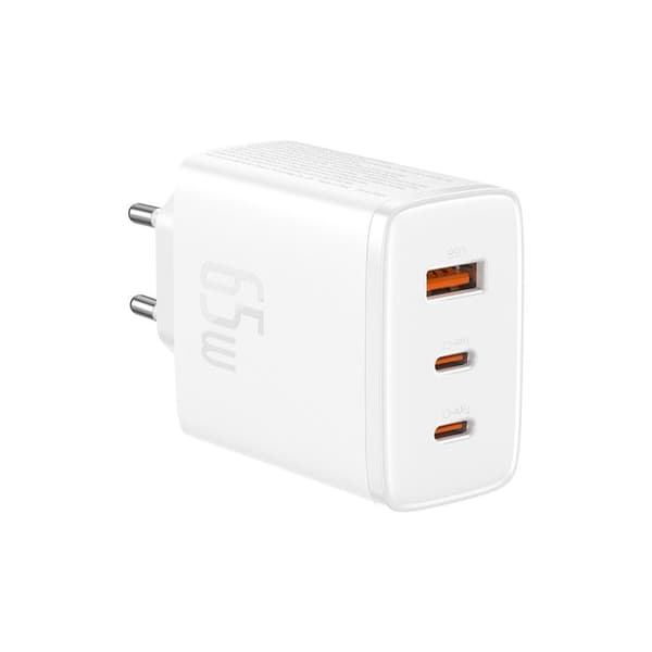 Snabbladdare USB Type-C - BASEUS - Cube Pro - 65 W - Vit - GaN5-teknologi