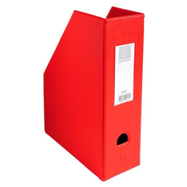 10-pack Tidningsställ Rygg 100mm PVC Röd