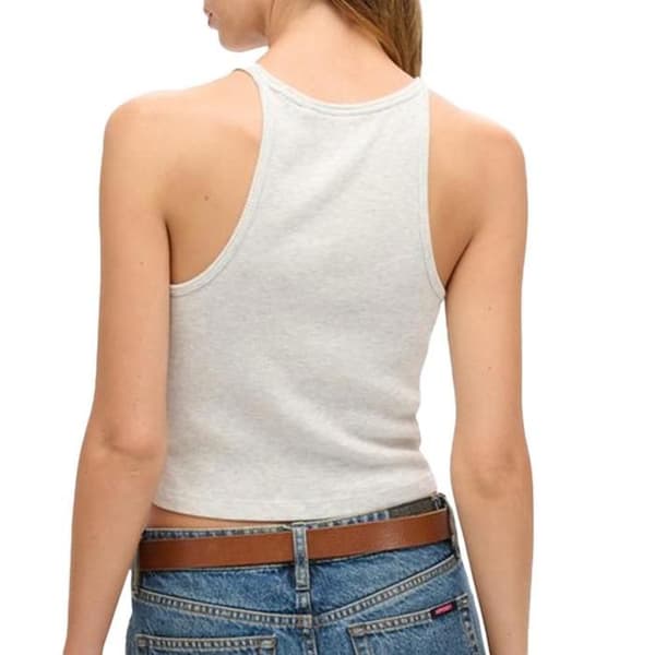 Beige Topp Dam Superdry Essential Logo Racer