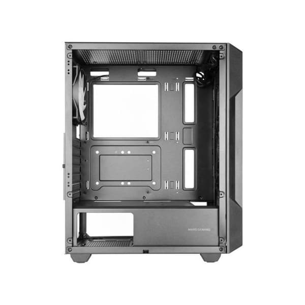 Spelchassi ATX - Mars Gaming - MC-GEO - 4 FRGB 120mm-fläktar - Mesh-panel - Härdat glas