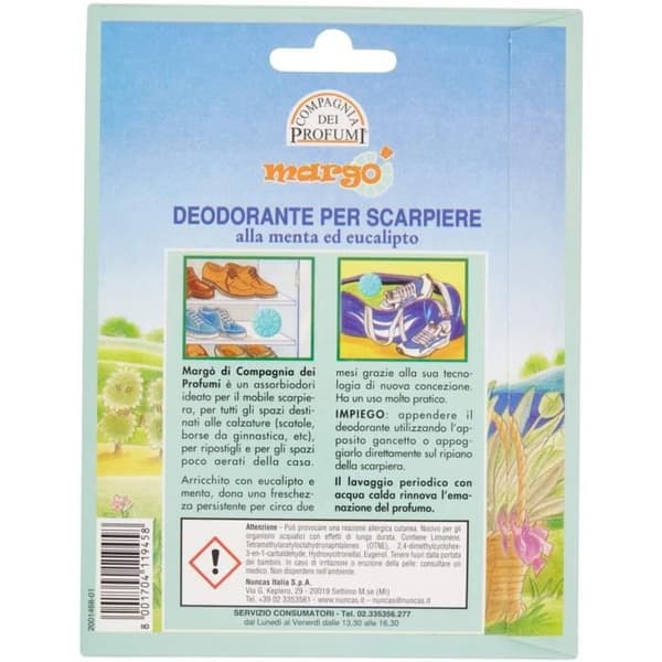nuncas Italia Spa Margò Skodeodoriser 100 ml - 4000002