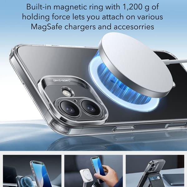 MagSafe ESR Zero HaloLock-fodral för iPhone 16 Plus - Klar