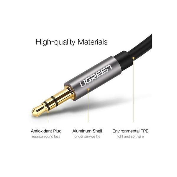 3,5 mm hane - 3,5 mm hane 1,5 m AV119 UGREEN