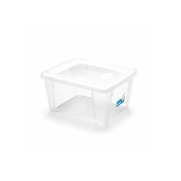 Förvaringslåda - Stefanplast - Visual Box - Mångsidig - 19x16x10 cm - Transparent