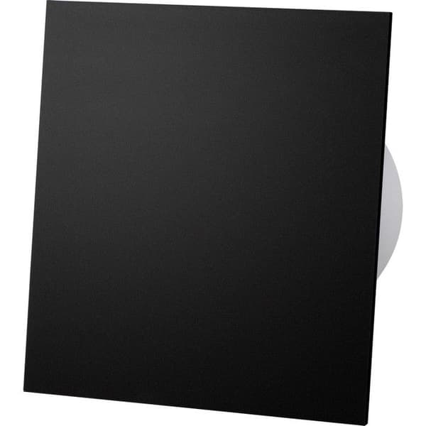 Glasfläktpanel - AIR ROXY - Matt svart - Kompatibel med Drim - Ventilationsaccessoar