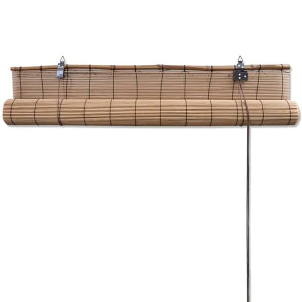 vidaXL Bambu Rullgardin 100 x 220 cm Brun