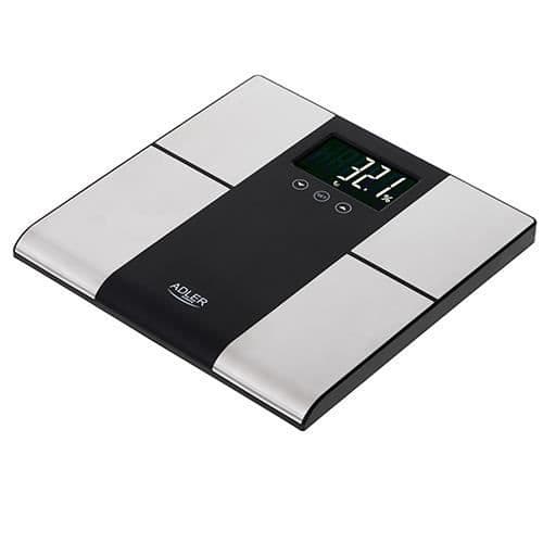 Badrumsbalans - Adler - AD 8165 - 225kg - LCD-skärm - Kroppsanalyserare