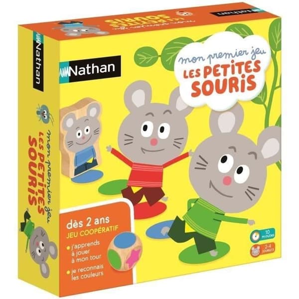 NATHAN - My First Little Mice Game - Brädspel