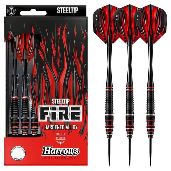 Dart - Harvar - DART FIRE - 21g - Högprecisionslegering - Set med 3 pilar