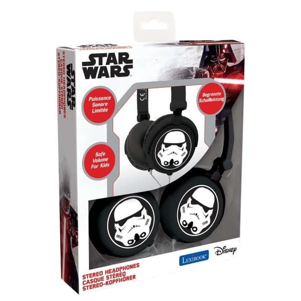 STAR WARS LEXIBOOK Barnhörlurar - hopfällbara och justerbara