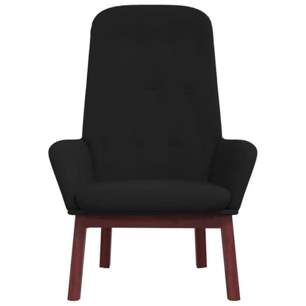 vidaXL Recliner Svart Sammet 341224