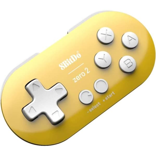 Spelkontroll - 8BitDo - Zero 2 - Gul - Bluetooth - 180 mAh