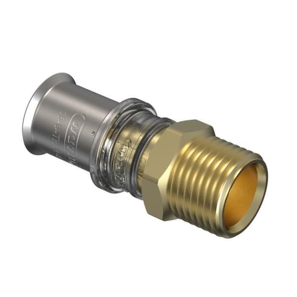 Multilayer crimp fitting - WAVIN - FM Tigris M5 hylsa - Ø20x1/2'' - Mässing - Interiör