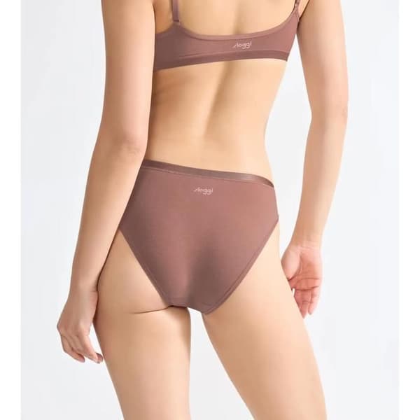 Culotte dam Sloggi Go Daily Mini (x3) - kakao