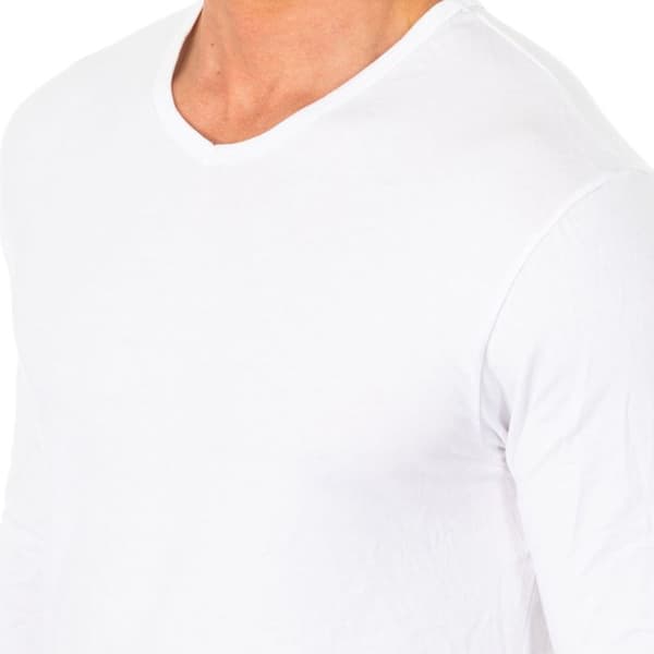 T-shirt herr långärmad X-Temp A0DGQ-Vit