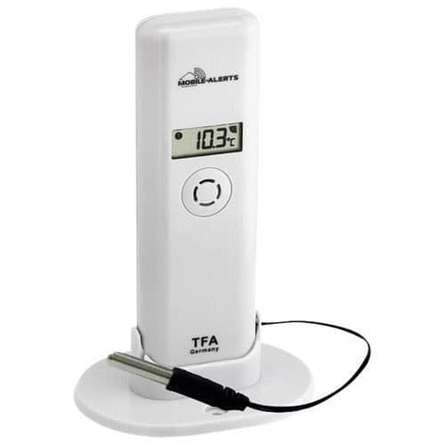 Sändare med sensor - TFA - WeatherHub - Vit - Utomhus - Termometer