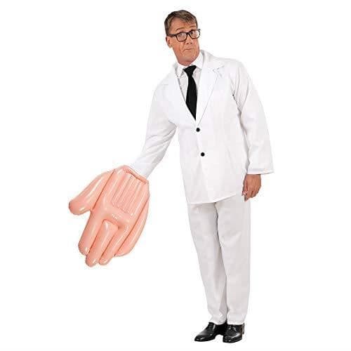 Uppblåsbar leksak - WIDMANN - Rosa Hand - Vuxen