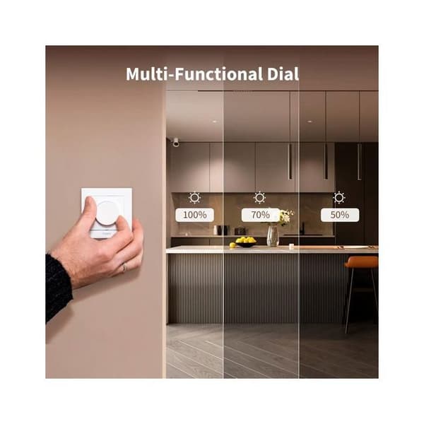 Strömbrytare - AQARA - H2 EU - Zigbee - Thread - Multifunktion Vit