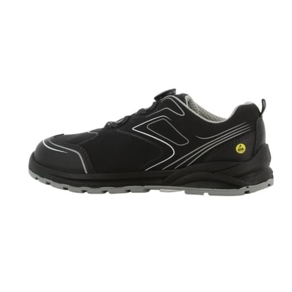 Säkerhetssko med låssystem TLS Safety Jogger CADOR S3 LOW ESD SRC - Svart