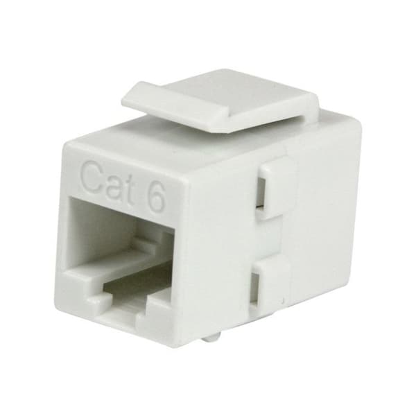 STARTECH Cat 6 F/F Keystone Jack Typ RJ45-koppling - Vit