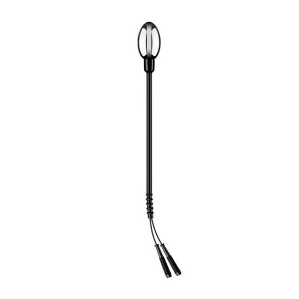 Probe Flexi Egg - ElectraStim - Komet - Svart - Silver - För erotisk stimulering
