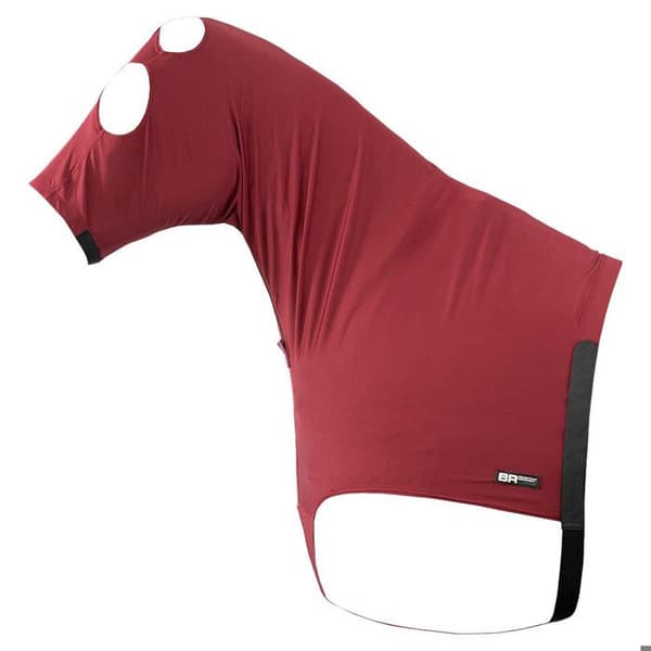 Halskydd för häst BR Equitation Lycrawear - Röd - M