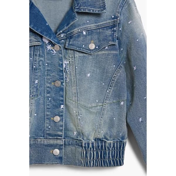 Jeansjacka dam Desigual Pony - blå