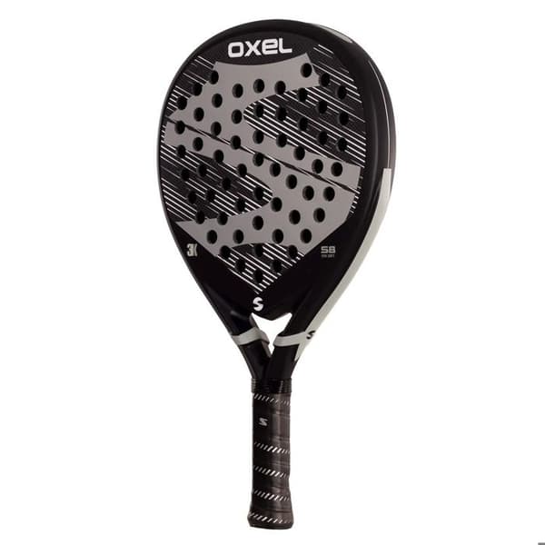 Padelracket - SOFTEE - Oxel - Kolfiber 3K - Färg Svart - Unisex