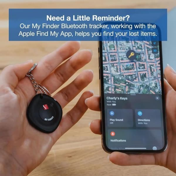 Tracker Bluetooth - VERBATIM - Min Hittare - Set om 3 - Kompatibel med Apple - Lång batteritid