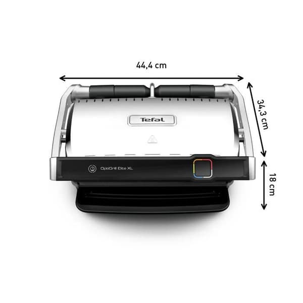 Tefal OptiGrill Elite XL Elektrisk grill, 16 automatiska program, GC760D12