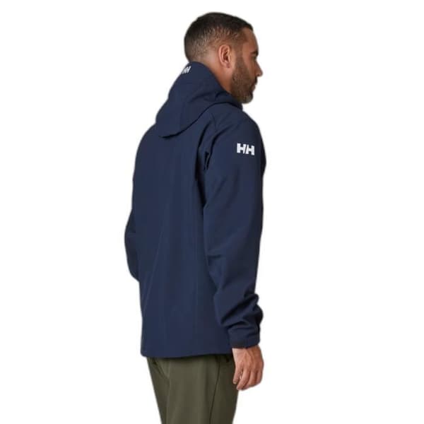 Helly Hansen huvtröja i bomull - marinblå - M