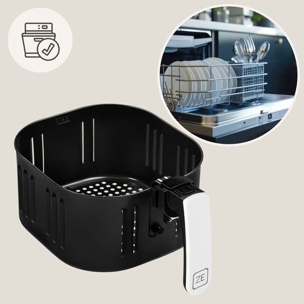 Oljefri friterare - ZEEGMA - Knapper Grand - 200 °C - 9 program - 6 l