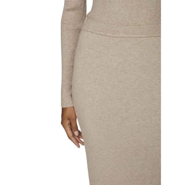 Jupe Vila Vicomfy Beige för Kvinna