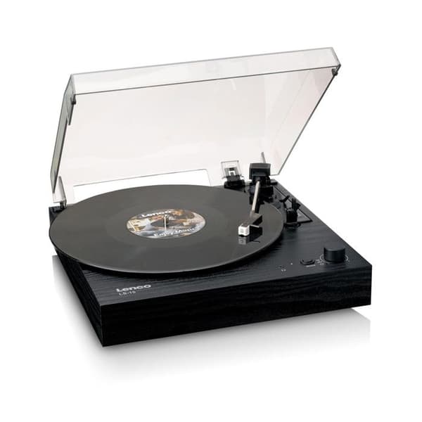 Platina Vinyl - LENCO - LS-15BK - Bluetooth - 2 Högtalare - Mikrofon AT3600L