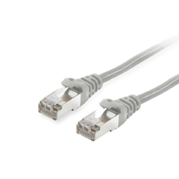 Nätverkskabel Cat.6A - Equip - 1,5 m - S/FTP - Grå - 10 Gbit
