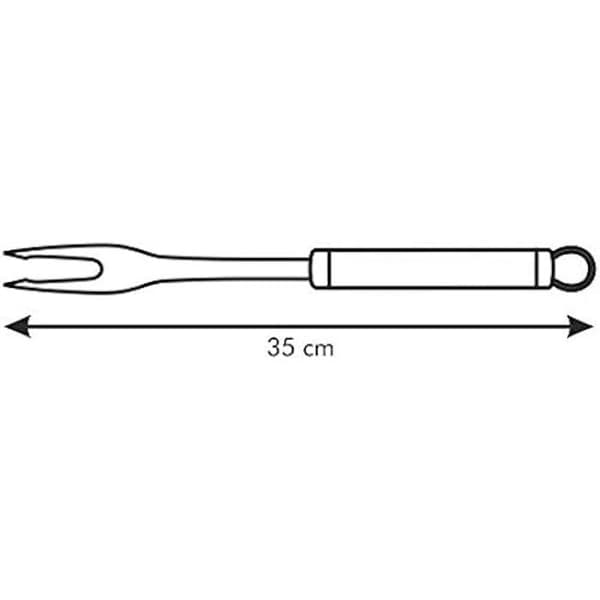 Serveringsgaffel - TESCOMA - PRESIDENT - Blank design - Stål