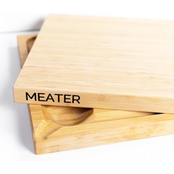 Skärbräda - MEATER - 100% bambu - 49,8 x 37,8 cm - saftspår