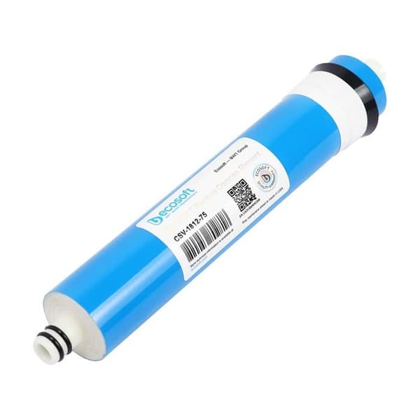 Vattenavhärdare - vattenavhärdarcartusch - Ecosoft vattenjoniserare - CSV181275ECO - Membranelement 75 GPD