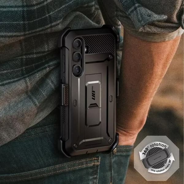 Coque för Samsung Galaxy S25+ Plus Supcase Stötbeständig med Stöd och Skydd