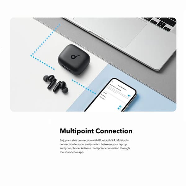Trådlösa hörlurar - ANKER - P30i - Bluetooth 5.4 - Brusreducering - IP54